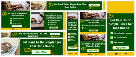 live sales chat work from home job